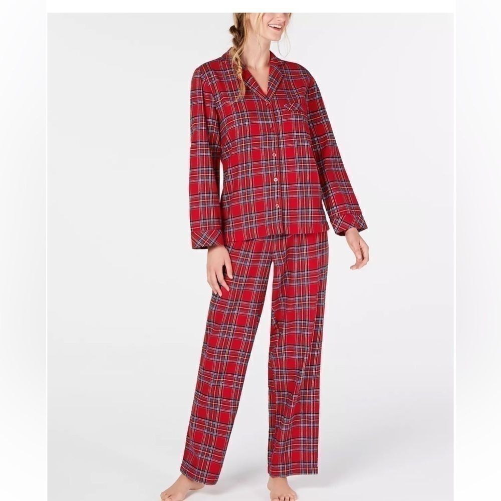 FAMILY PAJAMAS Matching Women's Brinkley Plaid Family Pajama Set